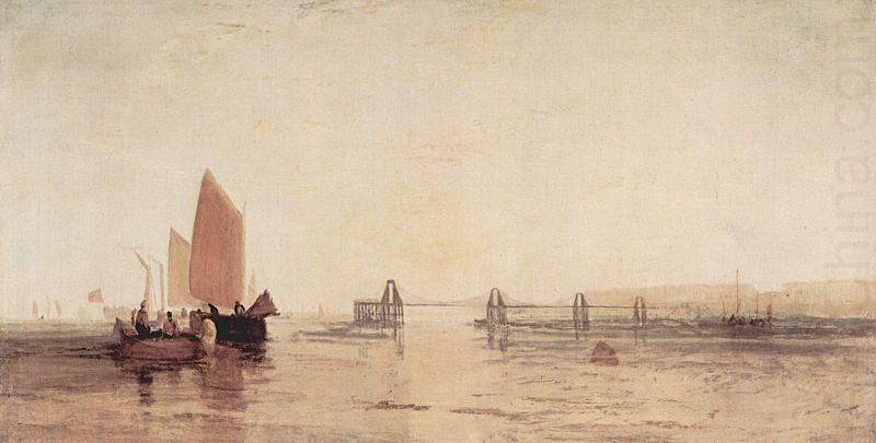 Joseph Mallord William Turner Die Chain-Pier von Brighton oil painting picture